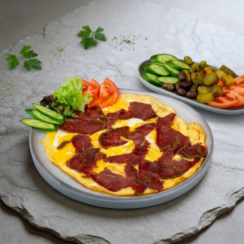 Eggs with Pastrami