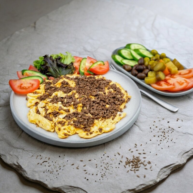 Eggs with Soft meat