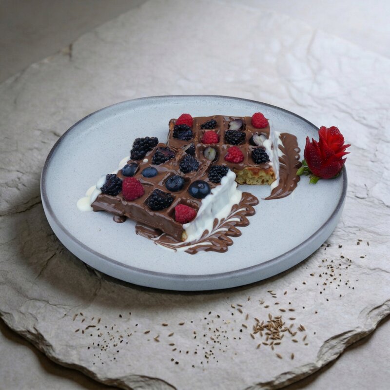 Mix Berry Waffle