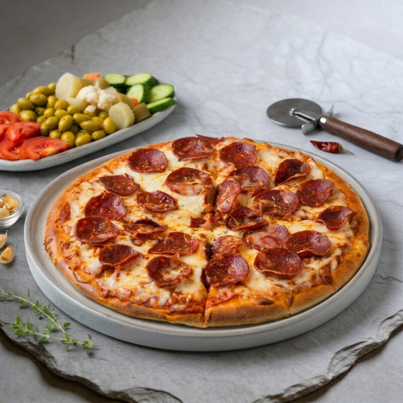 Pepperoni pizza